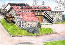 A black arse at the farm / Un cul noir à la ferme
