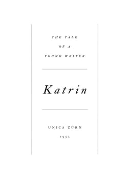 Katrin : The Tale of a Young Writer