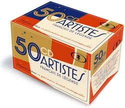 50 artistes français de légende - édition limitée