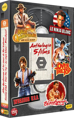 Anthologie 5 films Cannon : Allan Quatermain et les mines du roi Salomon + Invasion U.S.A. + Over the Top + Le Ninja blanc + Bloodsport