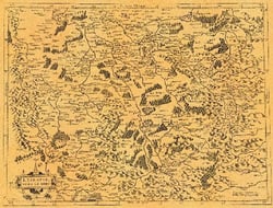 LORRAINE SUD EN 1593 50 CM X 38 CM