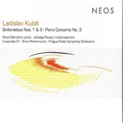 Sinfonietta n°1 & 3, concerto pour piano n°3 - CD