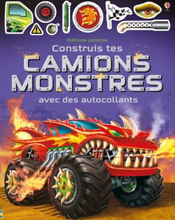 Construis tes camions monstres avec des autocollants