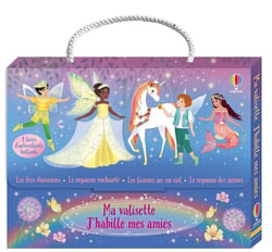 J'habille mes amies : Ma valisette J'habille mes amies Les fées danseuses, Le royaume enchanté, Les licornes arc-en-ciel et Le royaume des sirènes - dès