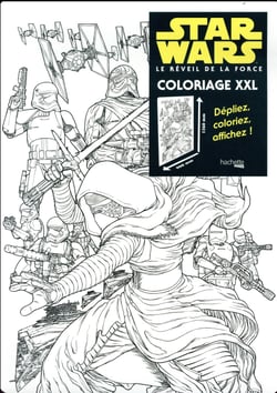 Star wars - épisode vii - le réveil de la force - coloriage xxl