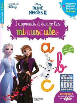 La Reine des Neiges 2 - j'apprends à écrire les minuscules
