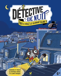 Détective de nuit - Qui a volé le diamant blanc ? - avec lampe magique