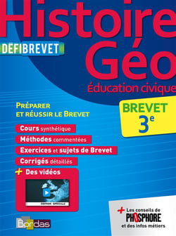 DEFIBREVET : histoire-géographie, éducation civique - 3e (édition 2014)