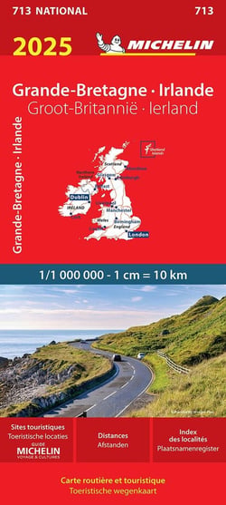Carte Nationale Grande-Bretagne, Irlande 2025