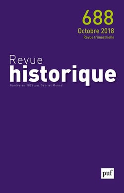 Revue historique n.688 (édition 2018)