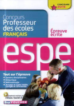 Français - concours professeur des écoles - épreuve écrite - 2015