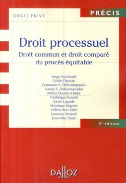 Droit processuel - droit commun et droit comparé du procès équitable (5e édition)