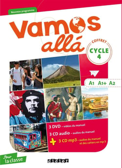 Vamos allá : cycle 4, LV2 - coffret classe