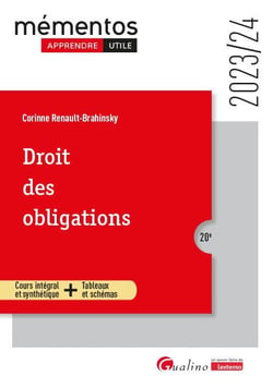 Droit des obligations : Cours intégral et synthétique + tableaux et schémas (édition 2023/2024)
