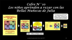 Los niños aprenden a rezar con las bellas muñecas de Julia