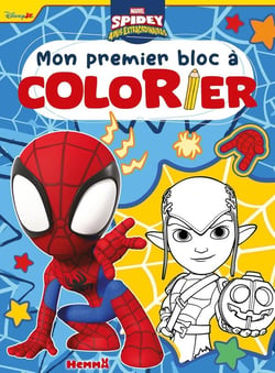Marvel Spidey et ses amis extraordinaires - Mon premier bloc à colorier (Spidey et Bouffon Vert)