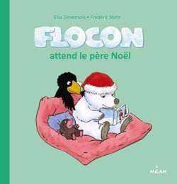 Flocon attend le père noël