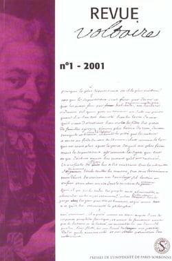 Revue Voltaire : Revue voltaire 1. hommage à rene pomeau