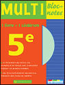 Multi bloc-notes 5e