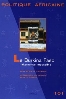 Revue politique africaine n.101 : Le Burkina Faso : L'alternance impossible
