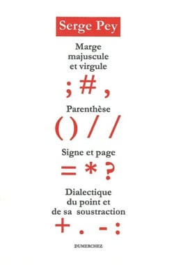 Marge, majuscule, virgule, parenthèse, signe, page, du point et de sa soustraction