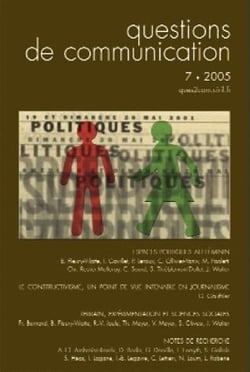 Questions de communication, n° 7/2005 : Espaces politiques au féminin