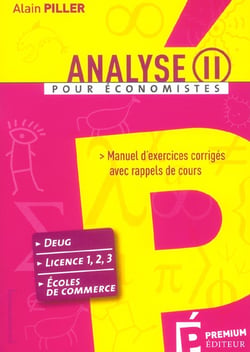 Analyse ii - pour economistes