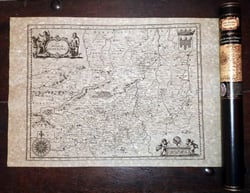 Auvergne en 1640 50 cm x 38 cm