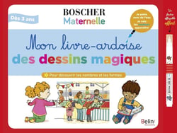 Mon livre-ardoise des dessins magiques  pour decouvrir les nombres et les formes