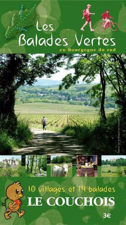 Les balades vertes en bourgogne du sud - 10 villages et 14 balades - le couchois