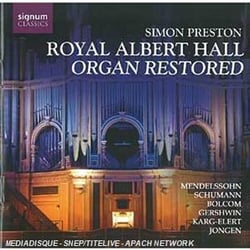 Royal Albert Hall organ restored