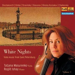 White night /vol.1 - oeuvres de Saint-Petersbourg pour alto