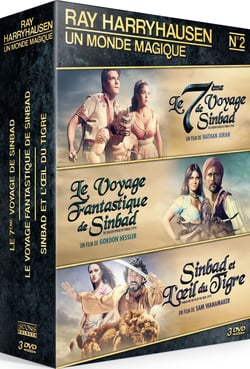Ray Harryhausen - Coffret n° 2 : Le 7ème voyage de Sinbad + Le Voyage fantastique de Sinbad + Sinbad et l'OEil du tigre