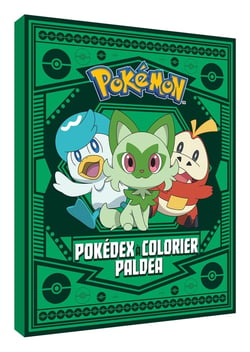 Pokémon : Pokédex à colorier Paldea