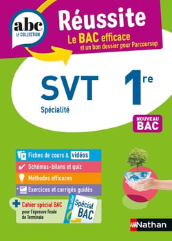 ABC du bac réussite : sciences et vie de la terre : 1re