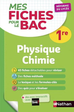MES FICHES ABC DU BAC Tome 26 : physique-chimie - 1re (édition 2019)