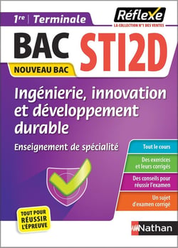 Réflexe Bac : ingénierie, innovation et développement durable - 1re/terminale, bac STI2D - enseignement de spécialité (édition 2023)