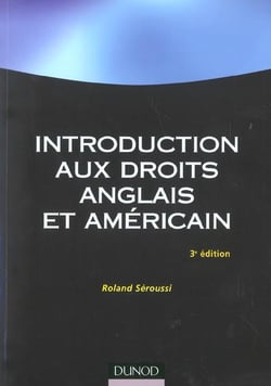 Introduction aux droits anglais et americain (3e edition)