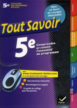 Tout savoir - en 5ème
