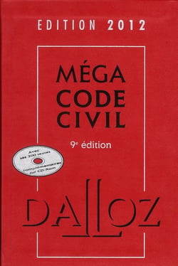 Méga code civil (édition 2012)