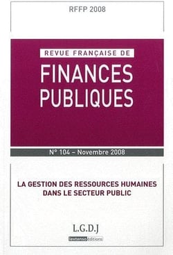 La gestion des ressources humaines dans le secteur public (édition 2008)