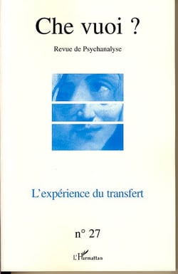 Revue che vuoi Tome 27 : l'expérience du transfert