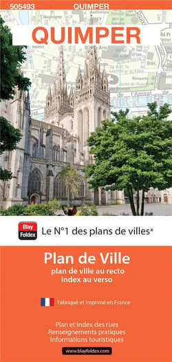 Quimper : plan de ville (édition 2020)