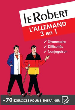 3 en 1 - dictionnaire le robert -  l'allemand (édition 2017)
