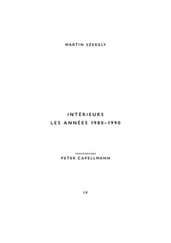 Intérieurs Tome 4 - les années 1980-1990
