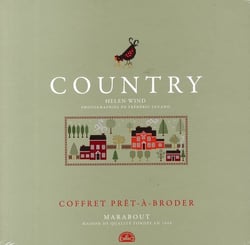 Coffret prêt-à-broder : country