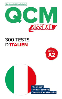 QCM : 300 tests d'italien - A2