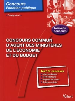 Concours commun d'agent des ministères de l'économie et du budget - catégorie c