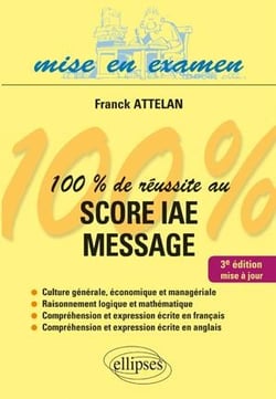 100% de réussite au score IAE message (3e édition)