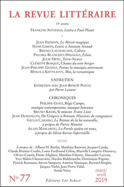 LA REVUE LITTERAIRE n.77